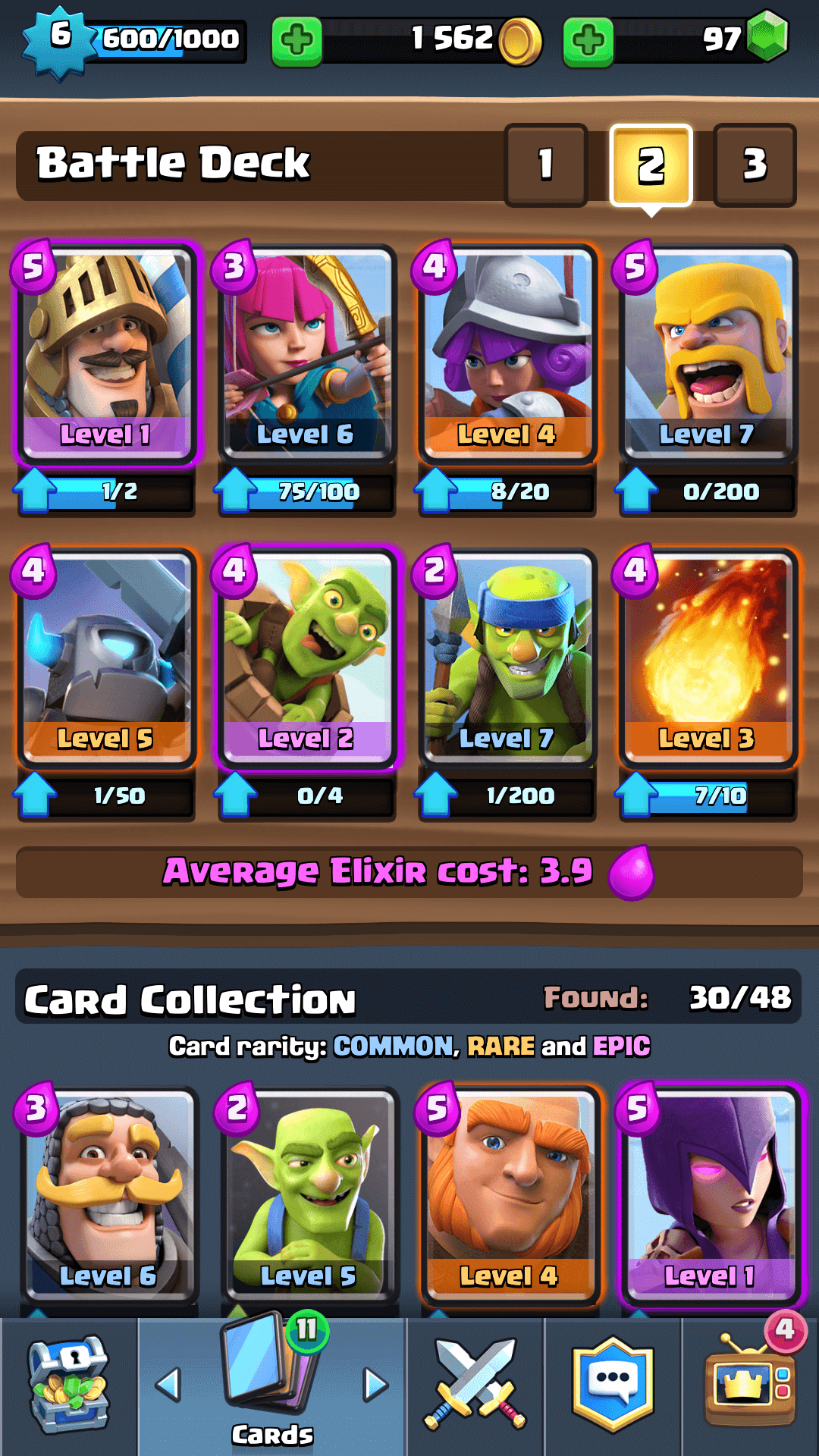 Clash Royale Deck